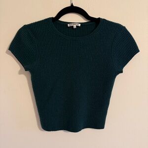 Reformation Cashmere Short Sleeve Crew